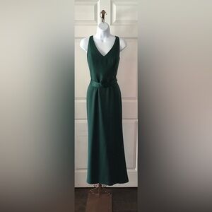 Vera Wang Elegant Green Maxi Dress
